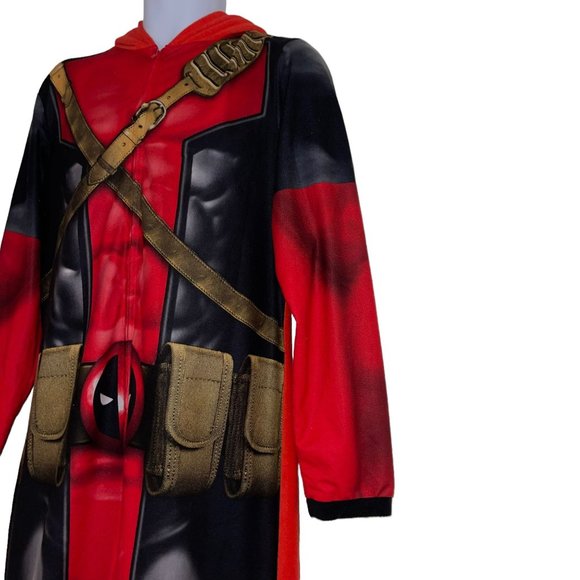 Briefly Stated Marvel Spiderman Unionsuit Pajamas Mens M Unionsuit PJs Costume - Picture 4 of 10